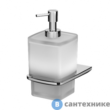 картинка Диспенсер AM.PM Inspire 2.0 A50A36900 стеклянный для жидкого мыла с настенным держателем, хром