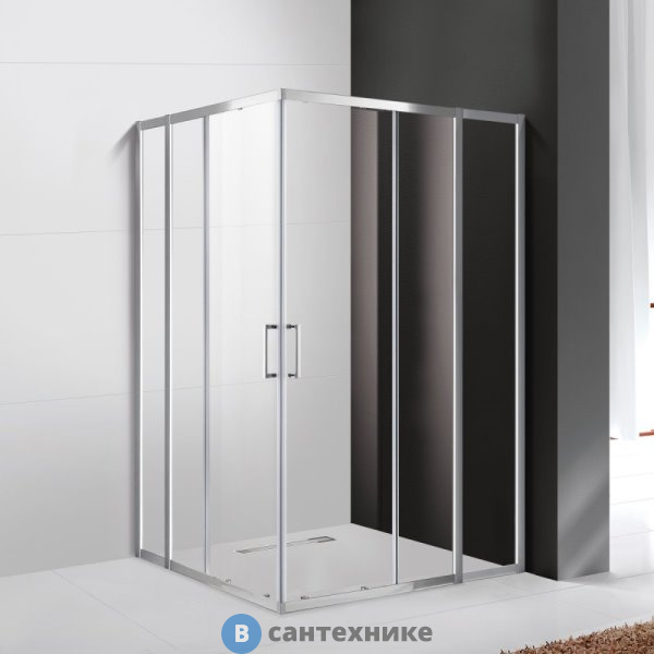 Душевой уголок Cezares MOLVENO-A-22-100+20-C-Cr-IV 1200x1200x1950, без поддона