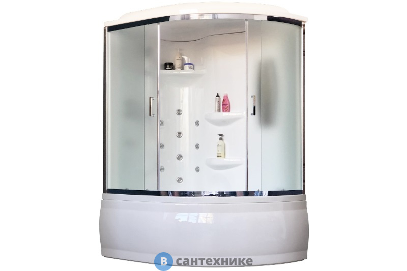 Душевая кабина Royal Bath RB 170ALP-C  L 1700x1000x2250 (матовое) (RB170ALP-C-L)