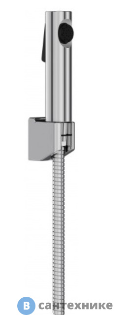 Гигиенический душ Jacob Delafon CUFF E98100-CP шланг, держатель (хром)