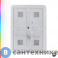 картинка Зеркало CEZARES MULTICOLORE со встроенной разноцветной подсветкой RGB и сенсорным выключателем CZR-SPC-MC-600-800-RGB-TCH, 12V, 220-240V, 600x800x30