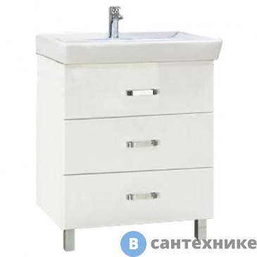 картинка Тумба под раковину Акватон Америна 60 М (1A168901AM010)