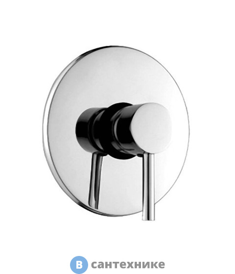 Смеситель Agger Zest A0740000 однозахватный для душа встраиваемый в стену, d170 мм.
