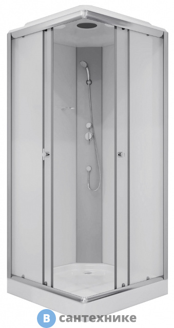 Душевая кабина Niagara NG-1101 (900х900х2150) стекло матовое