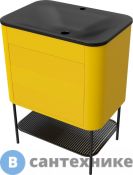 Тумба с раковиной Belinza Twist plus 65 желтая (572959)