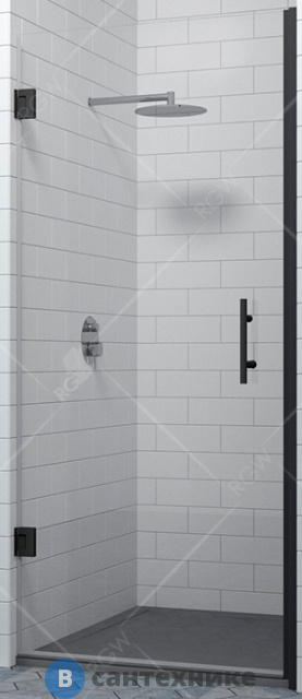 Душевая дверь RGW HO-011-B 90*195 чёрный/прозрачное/8 мм (350601109-14)