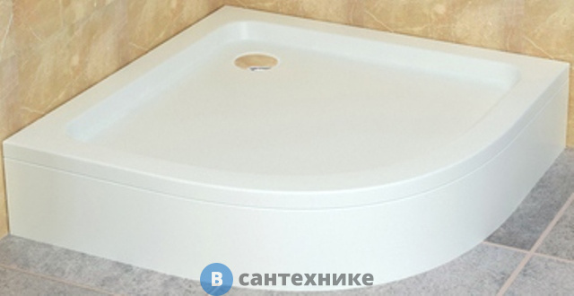 Душевой поддон RGW STYLE /полукруг 80*80*3.5 (FW5-8) (16180488-11), без сифона