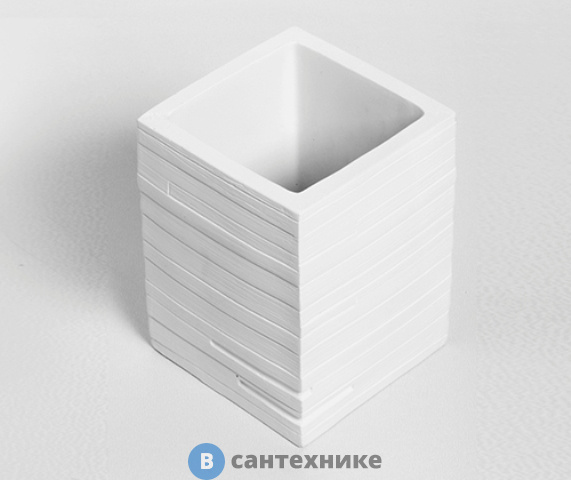 Стакан для зубных щеток WasserKRAFT Leine K-3828 полирезин