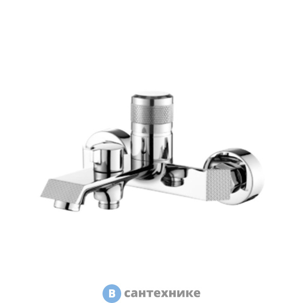 Смеситель Orange SOLE M03-100cr для ванны/душа с декором