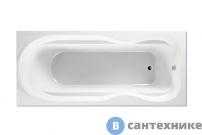 картинка Ванна акриловая МетаКам VISTA 1700х750 на каркасе /ABS-012085/, без сифона