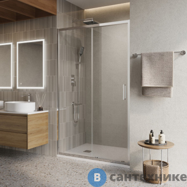 картинка Душевая дверь BelBagno LUCE-BF-1-150-C-Cr