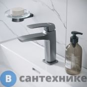 Смеситель Grossman Mercury 510.K35.10.420 для раковины, графит сатиновый (510.K35.10.420)