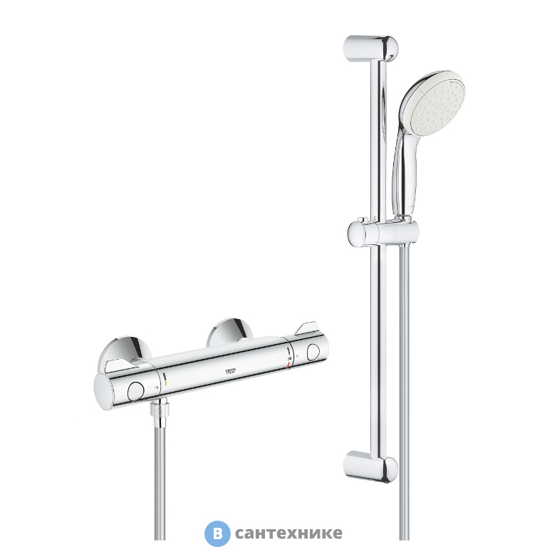 Cмеситель Grohe 34565001 Grohtherm 800 для душа с термостатом с душ. гарнитур