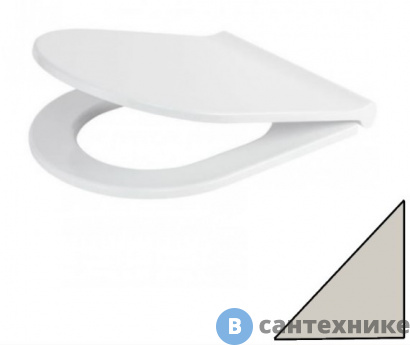 картинка Сиденье Cielo CPVEJNEWF PM для унитаза, Enjoy, с крышкой, с плавным опусканием, материал сиденья-термоактивная смола, цвет-Pomice