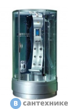 картинка Душевая кабина Golf ZS 1010 III /D2/ [T] [SG] [C2] с г/м, с паром (1010*1010*2190)