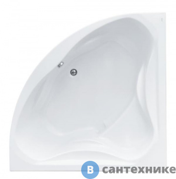 картинка Ванна акриловая Santek Сан-Паулу 150х150 (1WH302399), без каркаса и сифона