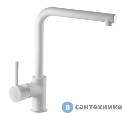 картинка Смеситель AZARIO EVANS для кухни, белый матовый (AZ-152944316)