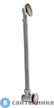 картинка Слив-перелив WasserKRAFT A055 для ванны латунь, покрытие темная бронза, ПВХ