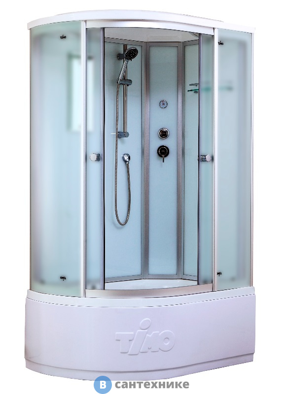 Душевая кабина Timo Standart Т-6620 Silver Fabric R (120*85*220)