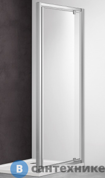 картинка Душевая дверь Aquatek Ария AQNAA6211-90 900x2000, распашная, профиль хром, стекло прозрачное