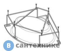 Монтажный комплект к ванне Santek Сан-Паулу 150х150 (1WH302400)