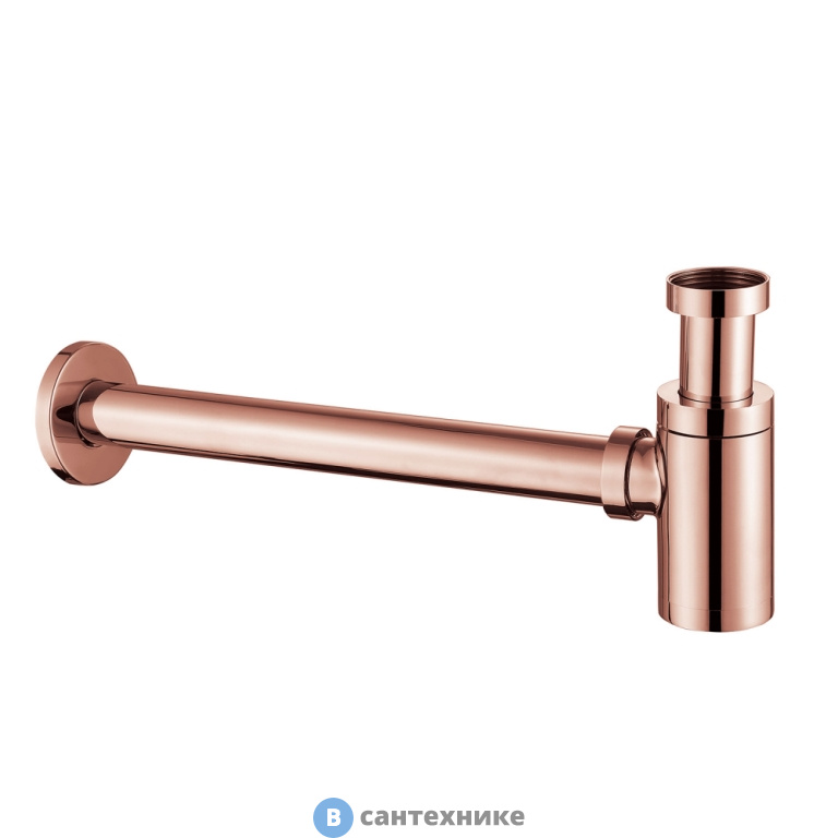Сифон для раковины ABBER AF0030RG розовое золото