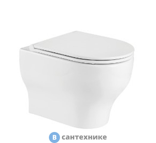 Унитаз с инсталляцией WELTWASSER и кнопкой смыва (MARBERG 507 + ERLENBACH 004 GL-WT + MAR 507 RD)