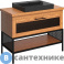 картинка Тумба с раковиной Belinza Trellis 100 грецкий орех (572966)