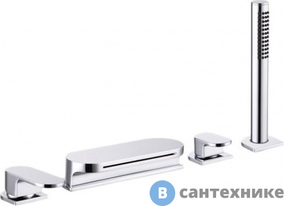 картинка Смеситель Ravak CR 025.00 врезной каскадный для ванн (X070073)