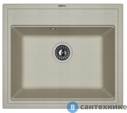 картинка Кухонная мойка FLORENTINA Липси 600, грей FSm (20.120.D0600.305)