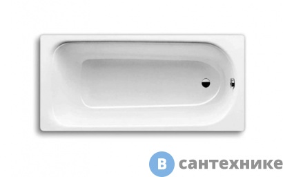 картинка Ванна стальная Kaldewei Saniform Plus 363-1 170х70 белый + anti-sleap+easy-clean (111830003001), без ножек