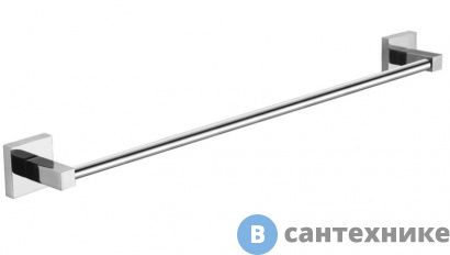 картинка Полотенцедержатель AZARIO RINA трубчатый одинарный 60 см, хром (AZ-87001)