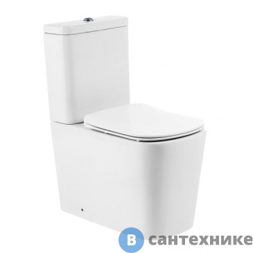 картинка Унитаз без бачка BelBagno ALBANO BB120CPR безободковый без сиденья