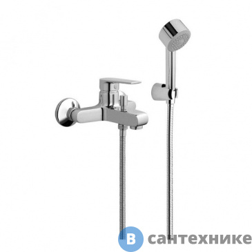 картинка Смеситель Jacuzzi 0ZU00002JA00 Zeus для ванны с аксесс., хром