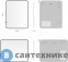 картинка Зеркало Aquanet Контур 1000х800 LED TX черный (367651)
