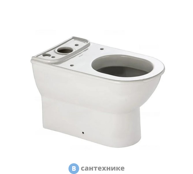 Унитаз без бачка Duravit Darling 2138090000 37х63 см, с крепеж., белый
