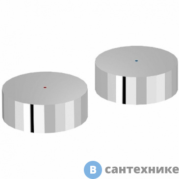 картинка Комплект Jacob Delafon E25390-CP GRANDS BOULEVARDS 2х металлических ручек, хром