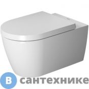 Унитаз подвесной Duravit ME by Starck 25290900001 безободковый, без сиденья