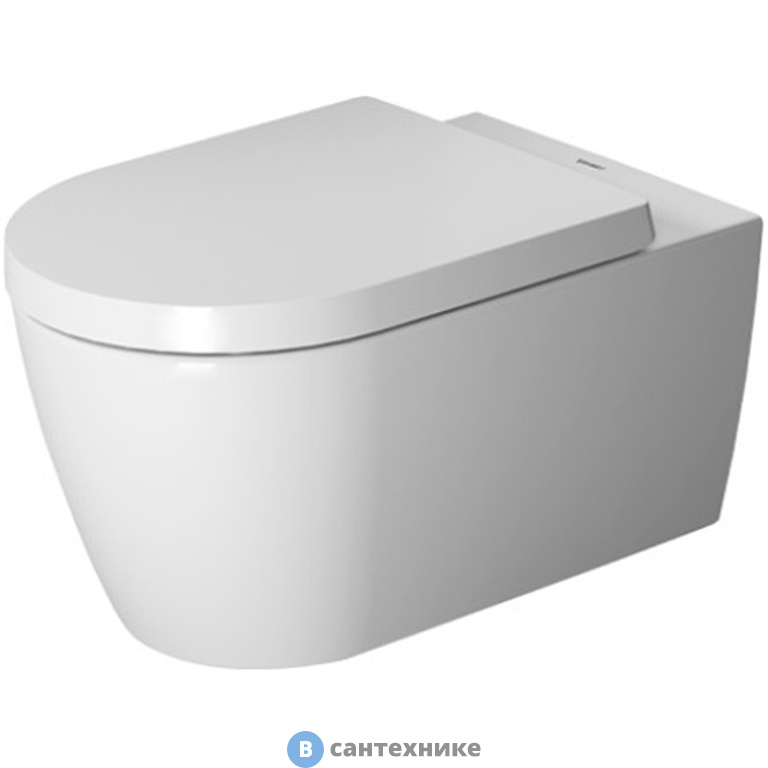 Унитаз подвесной Duravit ME by Starck 25290900001 безободковый, без сиденья