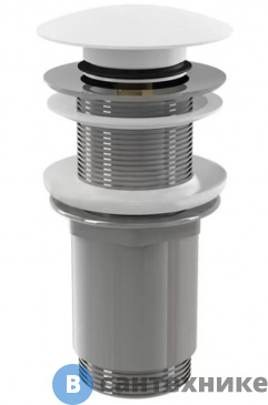 картинка Донный клапан Salini для раковины D 501 S-Stone, белый матовый (16131WM)