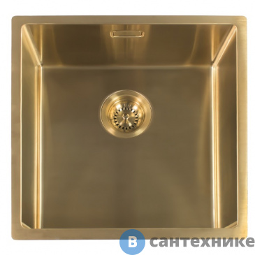 картинка Кухонная мойка Reginox Miami 50x40 Gold 3,5" PVD (R30745)