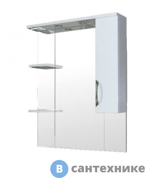 картинка Зеркало Loranto Стиль-80 правое (800*1025*170) (CS00024670)