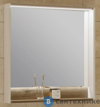 картинка Зеркало Акватон Капри 80 Таксония темная (1A230402KPDB0)