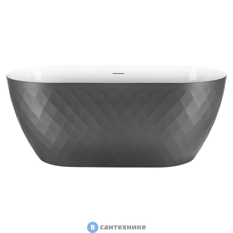 Акриловая ванна Black&White SB320 Grey (1700x780x600)