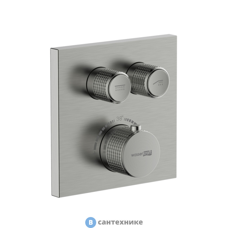 Смеситель WasserKRAFT Wern 4248 Thermo термостатический для ванны и душа