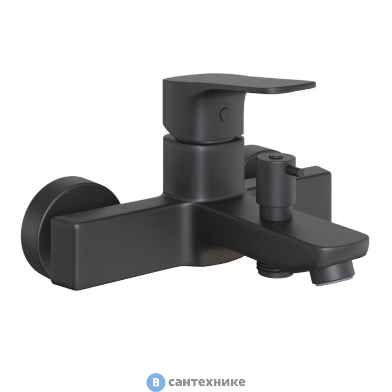 Смеситель Paini Viva Style P4YO111 для ванны без аксессуаров, чёрный