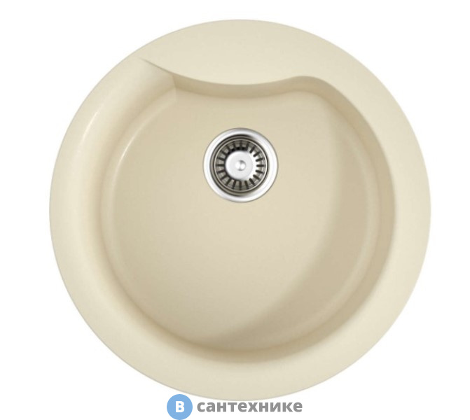 Кухонная мойка OMOIKIRI Yasugata 48R-BE ваниль (4993131)