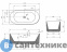 картинка Акриловая ванна ABBER AB9329-1.7MB L черная матовая