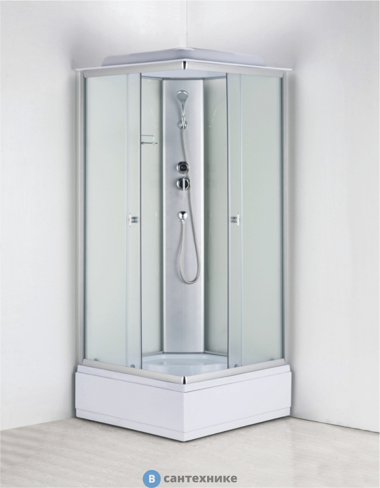 Душевая кабина Loranto CS-990ETM/W-90 900x900x2150 поддон 30 см