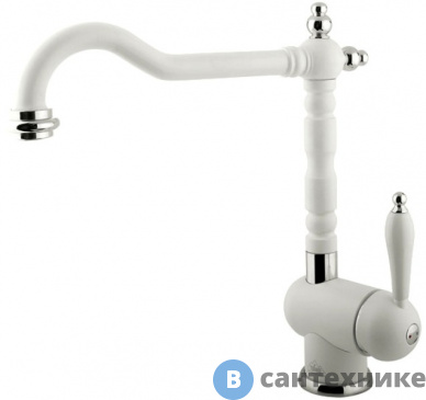 картинка Смеситель Timo Morea 2406F White